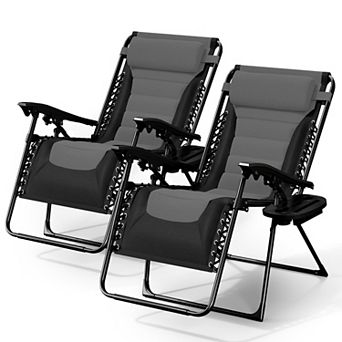 Nestl Outdoor Padded Zero Gravity Chair