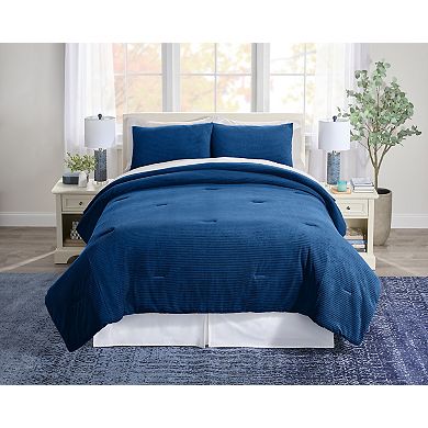BrylaneHome Corduroy Comforter 3-Pc Set