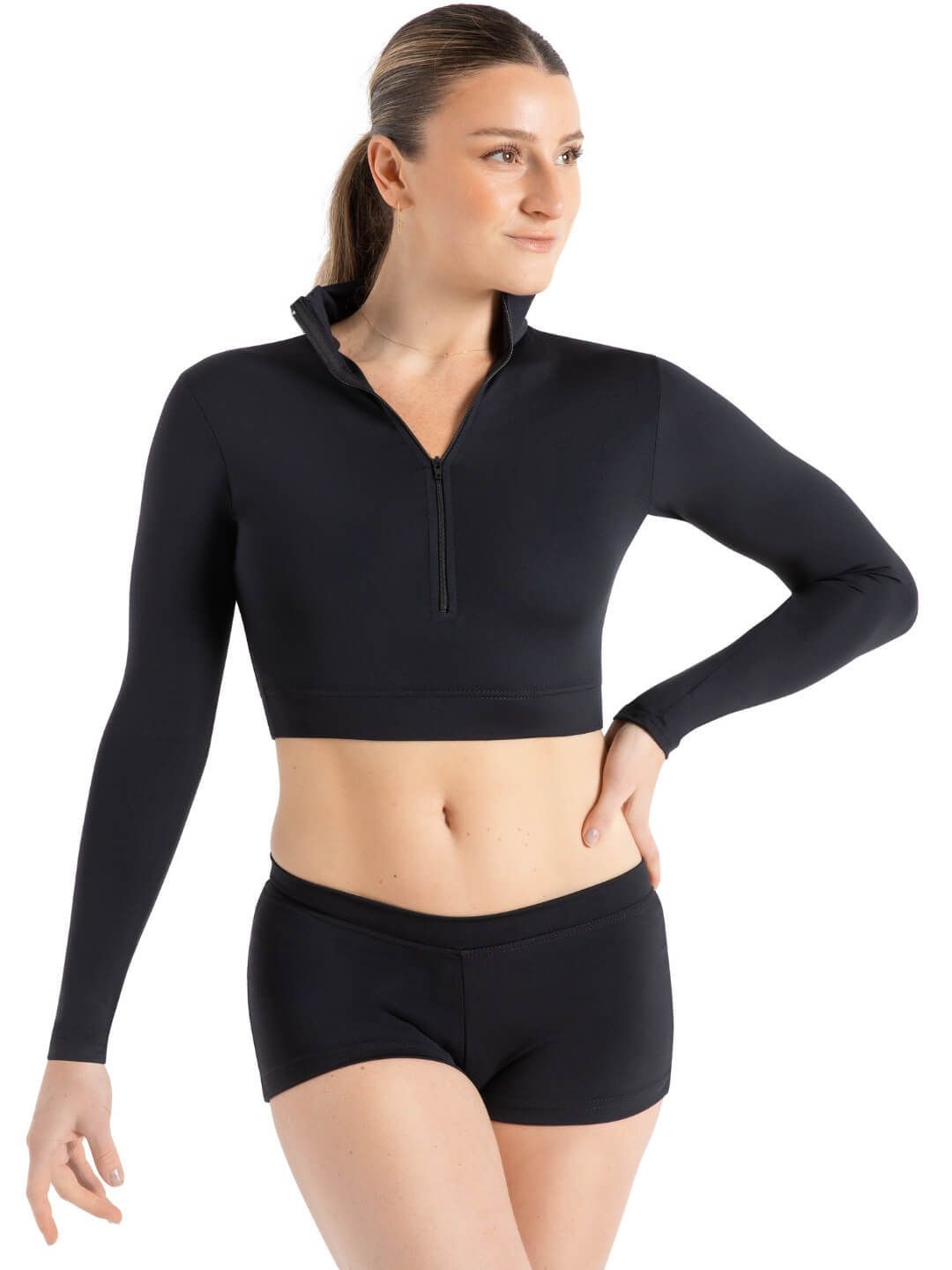 Capezio Turtleneck Long Sleeve Top