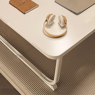 X-Large Lap Desk Tray for Bed & Sofa with Cup Holder & Foldable Legs Laptop Table