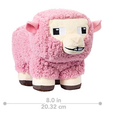 Mattel Minecraft 8-inch Pink Sheep Plush Toy