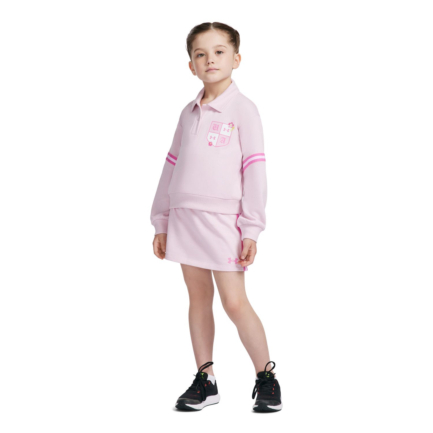 Комплект Under Armour 2 pc Long Sleeve Polo & Skort Set для девочек — фото 1