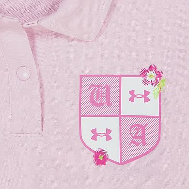 Girls 4-6x Under Armour 2-Piece Long Sleeve Polo & Skort Set