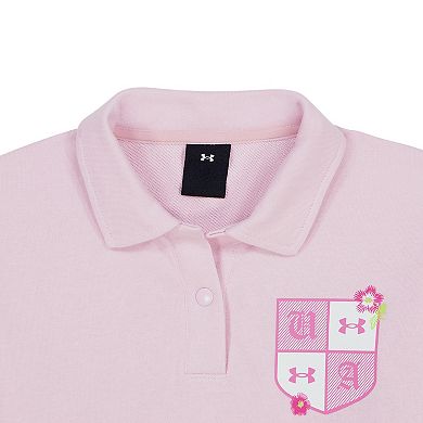 Girls 4-6x Under Armour 2-Piece Long Sleeve Polo & Skort Set