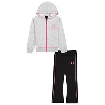 Girls 4-6x Under Armour 2 pc Hoodie & Flare Legging Set