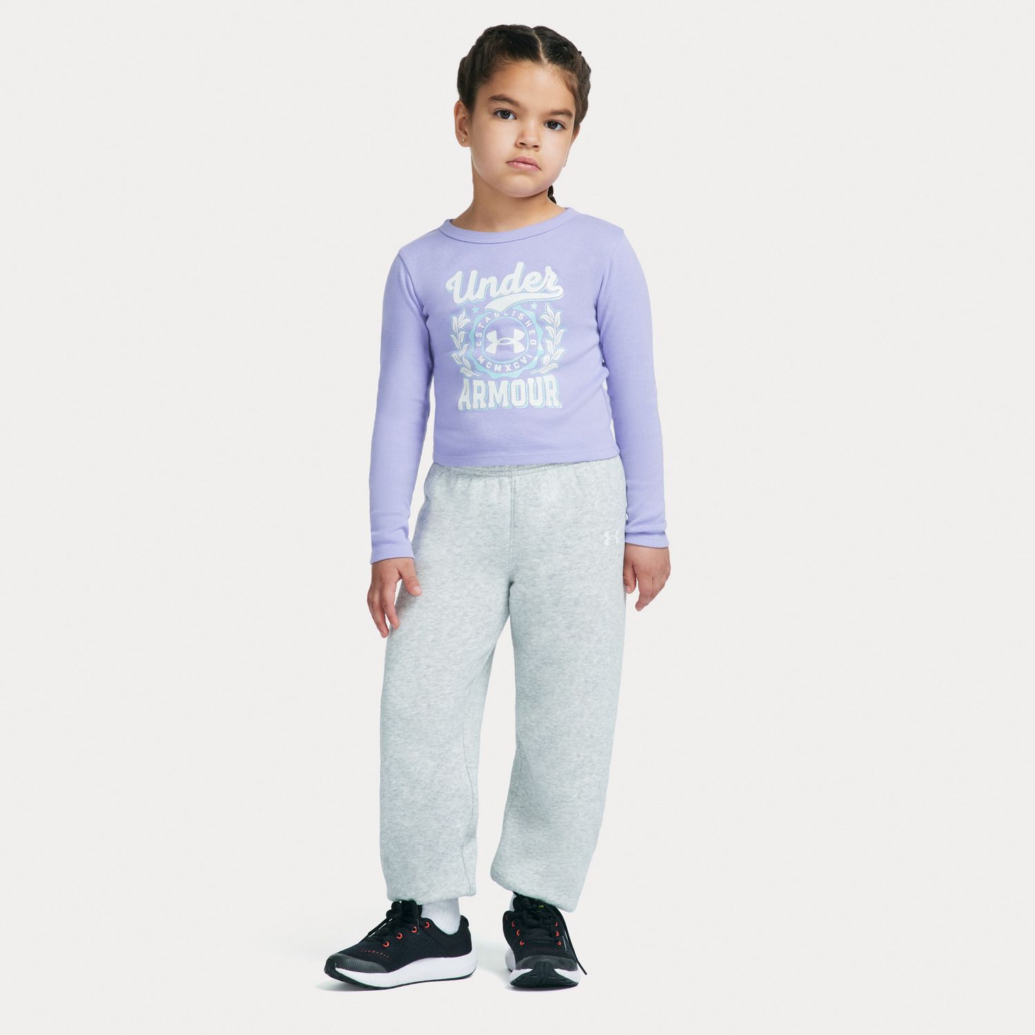 Комплекты Under Armour Long Sleeve Top & Sweatpants Set для девочек — фото 1