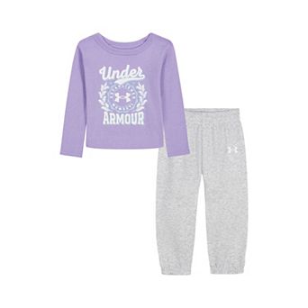 Girls 4-6x Under Armour Long Sleeve Top & Sweatpants Set