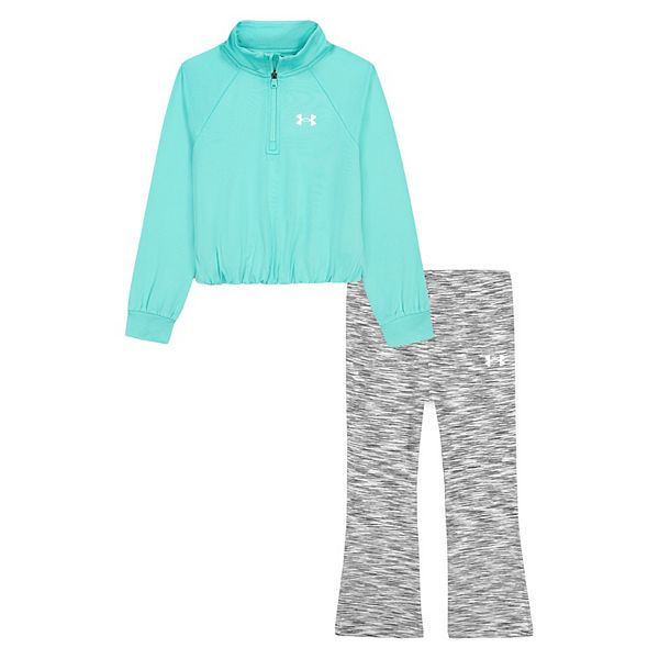 Girls 4-6x Under Armour 2-Piece Quarter-Zip Top & Legging Set