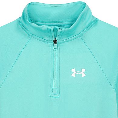Girls 4-6x Under Armour 2-Piece Quarter-Zip Top & Legging Set