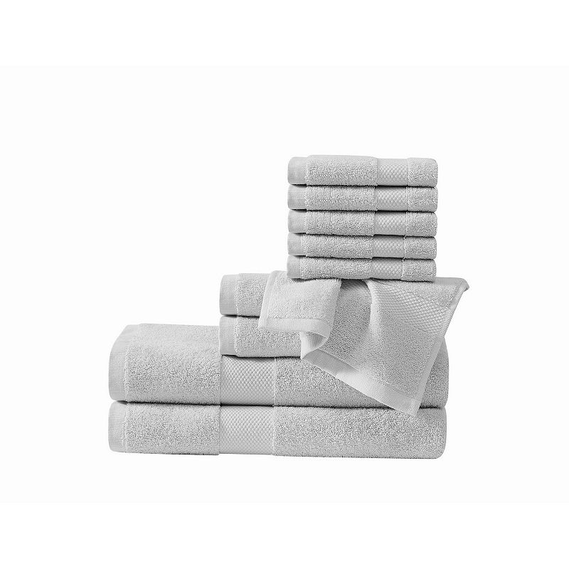 Cannon Turkish Cotton 10-pc. Bath Towel Set, One Size, Gray
