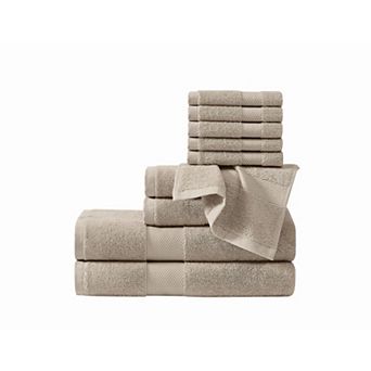 Cannon 10 pc Soft & Durable Turkish Towel Set