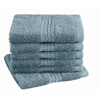 Cannon TENCEL™ Towel Collection Softness & Moisture Absorption Washcloth 6 pc Set