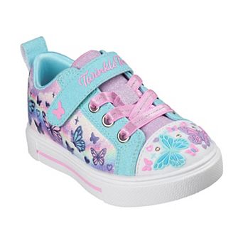 Skechers® Twinkle Toes® Sparks Girls Adjustable Strap Light-Up Sneakers