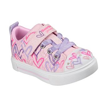 Skechers® Twinkle Toes Twinkle Sparks Love Medley Toddler Girls Slip-On Sneakers
