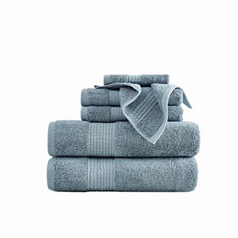 Badgley Mischka 6 pc Refined Towel Set