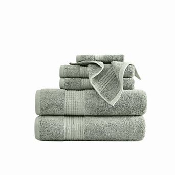 Badgley Mischka 6 pc Refined Towel Set