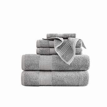 Badgley Mischka 6 pc Refined Towel Set