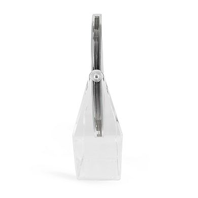 Acrylic Countertop Vanity Mirror — Dual 5X/1X Magnification (8.5")