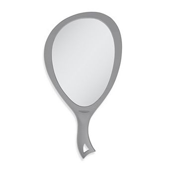 Large Teardrop Handheld Mirror — Optical-Quality 1X