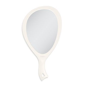 Large Teardrop Handheld Mirror — Optical-Quality 1X