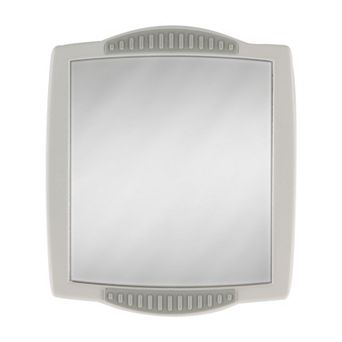 Fogless Clip-On Shower Mirror with Suction Cup Wall Mount