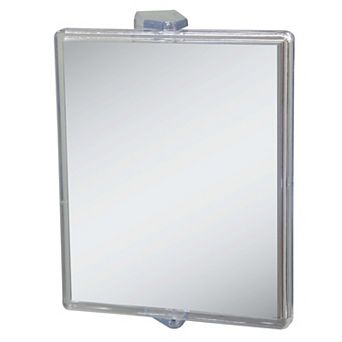 Fogless Swivel Shower Mirror — 2X Magnification (Suction Mount)