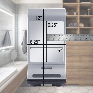 LED Lighted Fogless Shower Mirror with Bluetooth Speaker