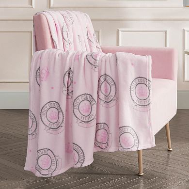 Juicy Couture Juicy Emblem Throw Blanket