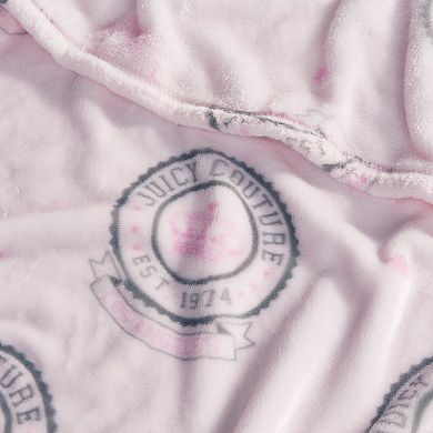 Juicy Couture Juicy Emblem Throw Blanket