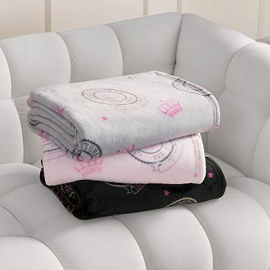 Juicy Couture Juicy Emblem Throw Blanket