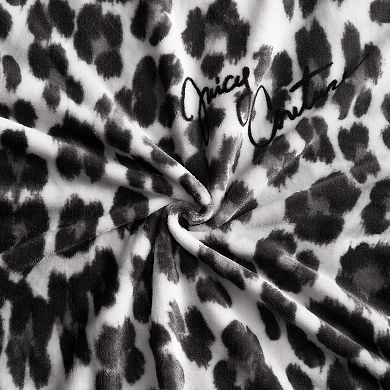 Juicy Couture Leopard Throw Blanket