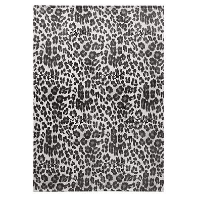 Juicy Couture Leopard Throw Blanket