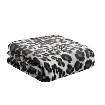 Juicy Couture Leopard Throw Blanket
