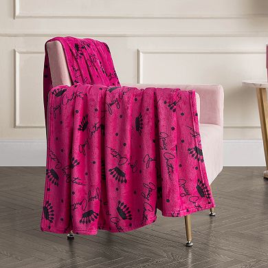 Juicy Couture Crown Script Throw Blanket