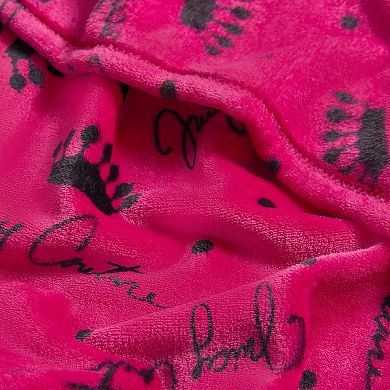 Juicy Couture Crown Script Throw Blanket
