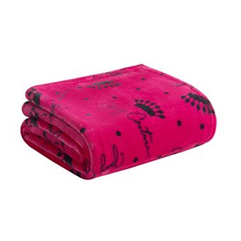 Juicy Couture Crown Script Throw Blanket