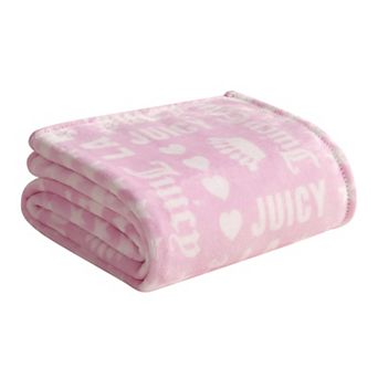 Juicy Couture Words Throw Blanket
