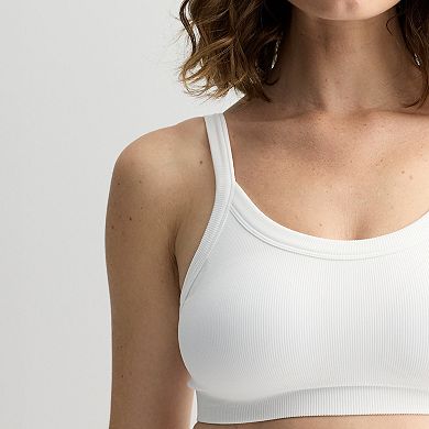 Women's FLX Adjustable Seamless Scoop Neck Sports Bra