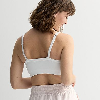 Women's FLX Adjustable Seamless Scoop Neck Sports Bra