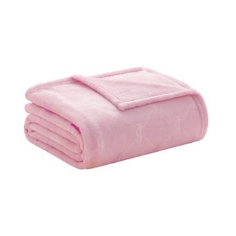 Juicy Couture Holiday Plush Throw Blanket
