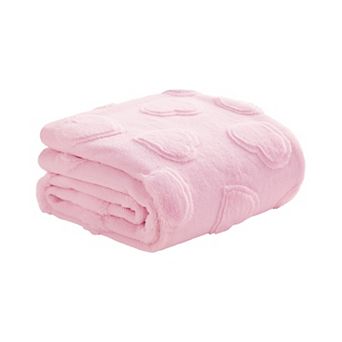 Juicy Couture 3D Faux Fur Throw Blanket