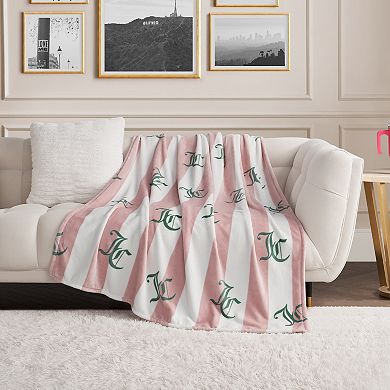 Juicy Couture Cabana Plush Throw Blanket