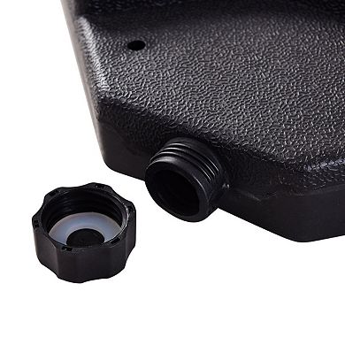 20 Inch Patio Offset Water Filled Plate Umbrella Base Sand