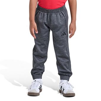 Boys 4-7 adidas Elastic Waistband 3-Stripe Training Fleece Pants