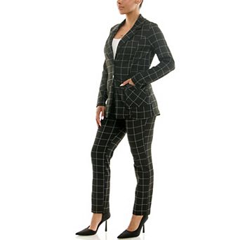 Women's Nina Leonard 2 pc Blazer & Pant Set