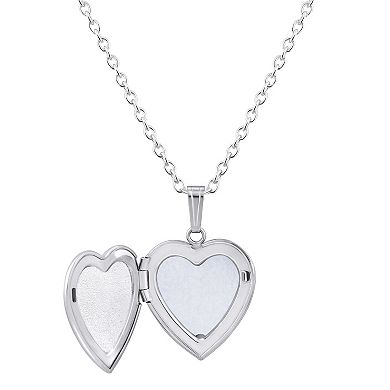 Celebration Gems Sterling Silver Heart Shape Gemstone Pendant Necklace