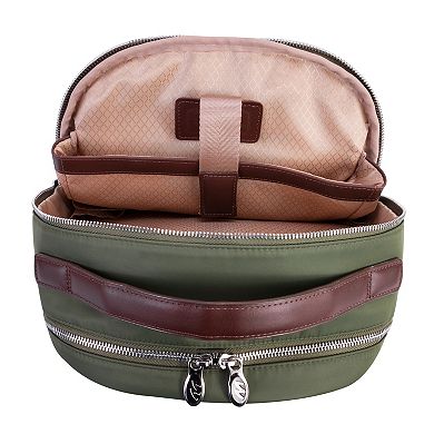 McKleinUSA Parker 15-Inch Nylon Dual-Compartment Laptop Backpack