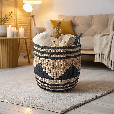 Neatly Large 14-Inch Water Hyacinth Basket