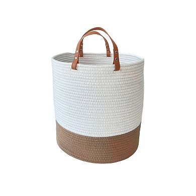 Neatly Large 14-Inch Fabric Rope Basket