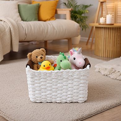 Neatly Medium 12-Inch Paper Rope Basket